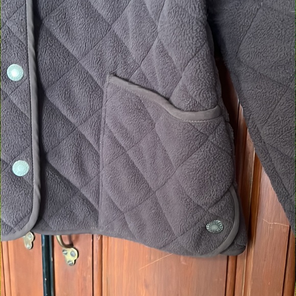 Cute  Charter Club Button Down Quilted Jacket Size Medium - Picture 3 of 15